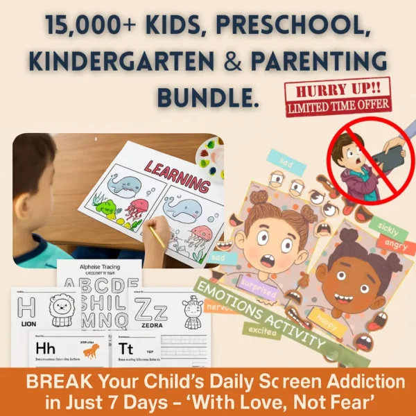 15,000+ Fun & Printable Activities to Turn Screen Time into Learning Time